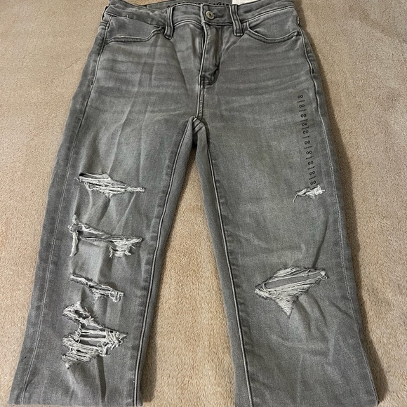 Gray American Eagle Skinny Jeans - Picture 1 of 6